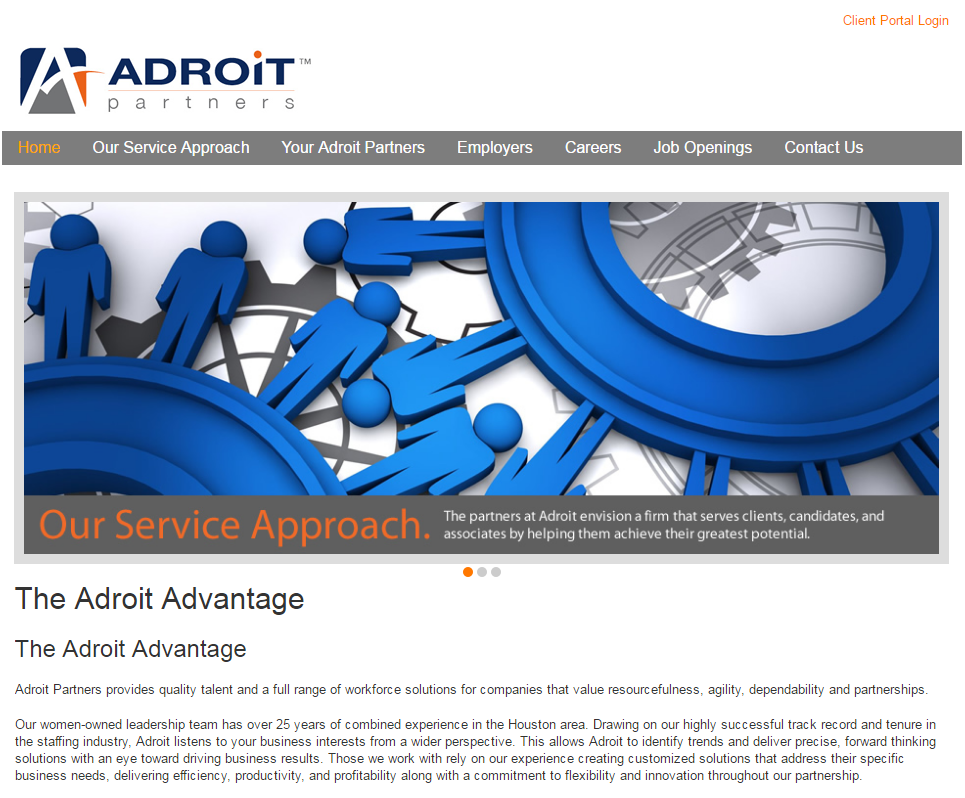 Adroit Partners Website